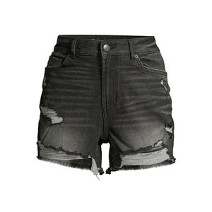 NB Juniors' High-Rise Midi Shorts Black Size 21